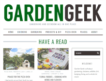 Tablet Screenshot of gardengeek.net